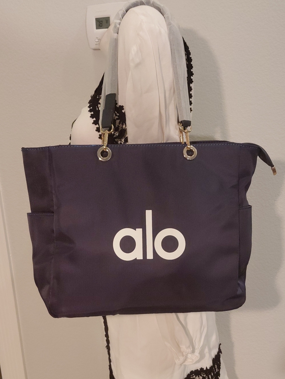 ALO Yoga Navy Multi Use Tote - Picture 3 of 5